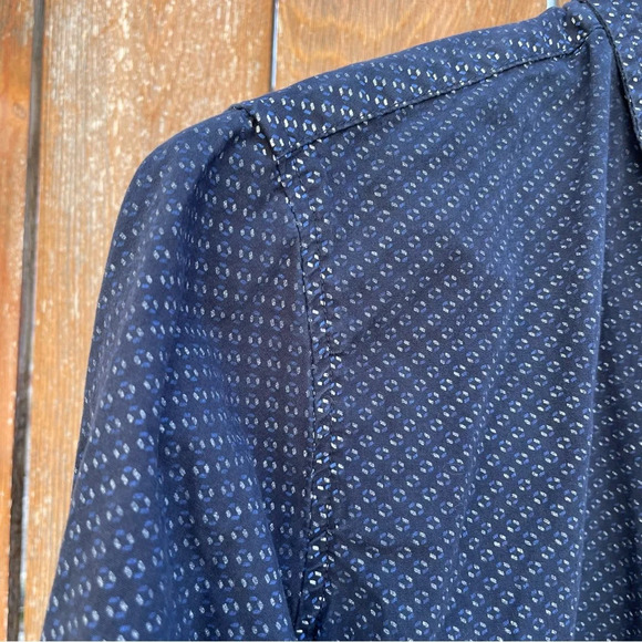 LEVEL TEN Men’s Dark Navy Blue Button Down Long Sleeve Shirt Size Small - Picture 8 of 11